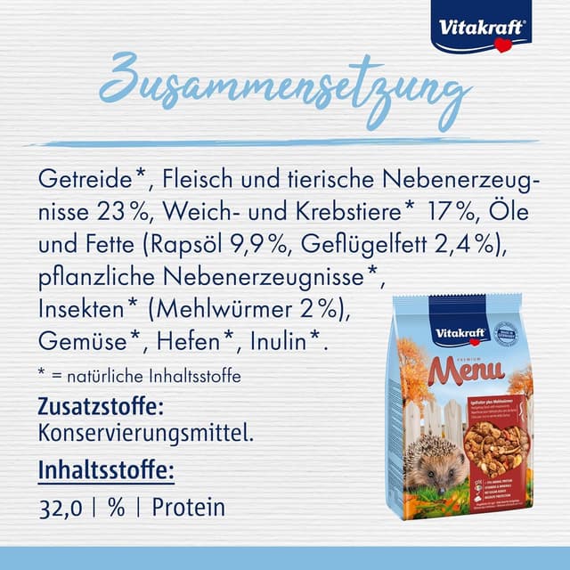 Thumbnail 4 de Vitakraft Vita Garden Igelfutter 2,5 kg