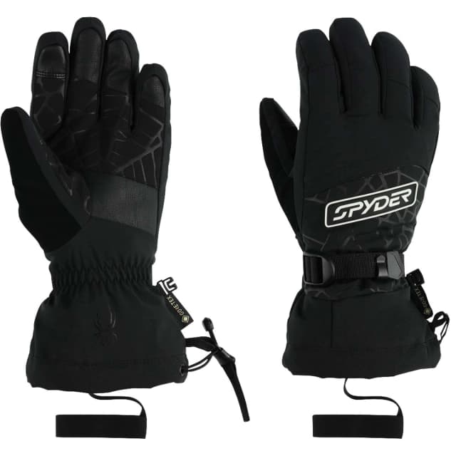 Detalle de Spyder Overweb Spyder: guantes de Goretex para hombre con puño ajustable