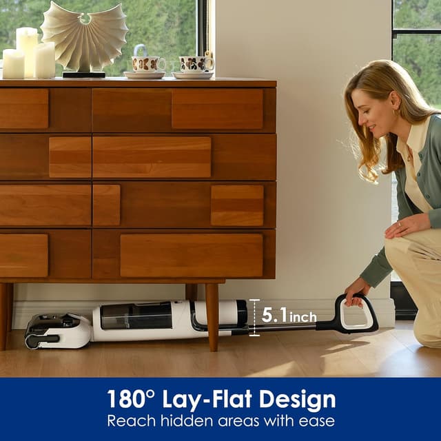 Detalle de Tineco Floor ONE Stretch S6 cordless wet-dry vacuum 40 min 🧹