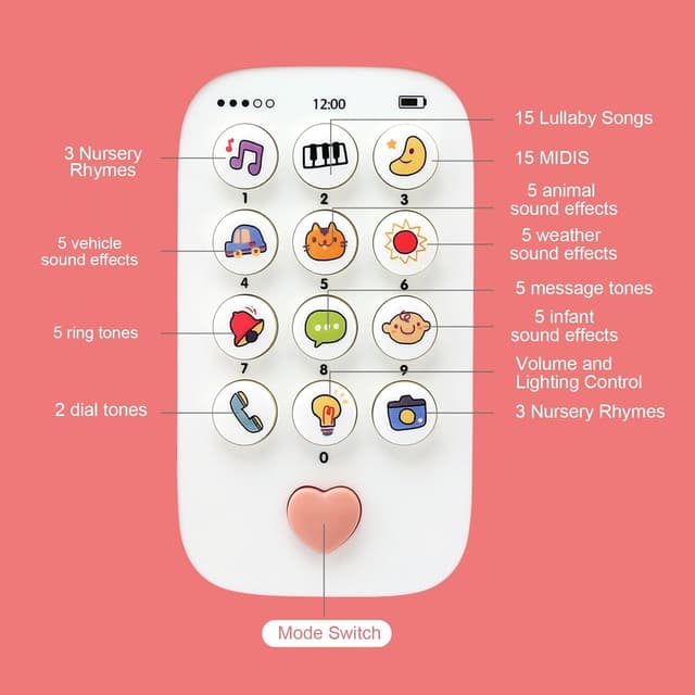 Detalle 2 de Bambebe Baby Phone Toy 12–18 Months