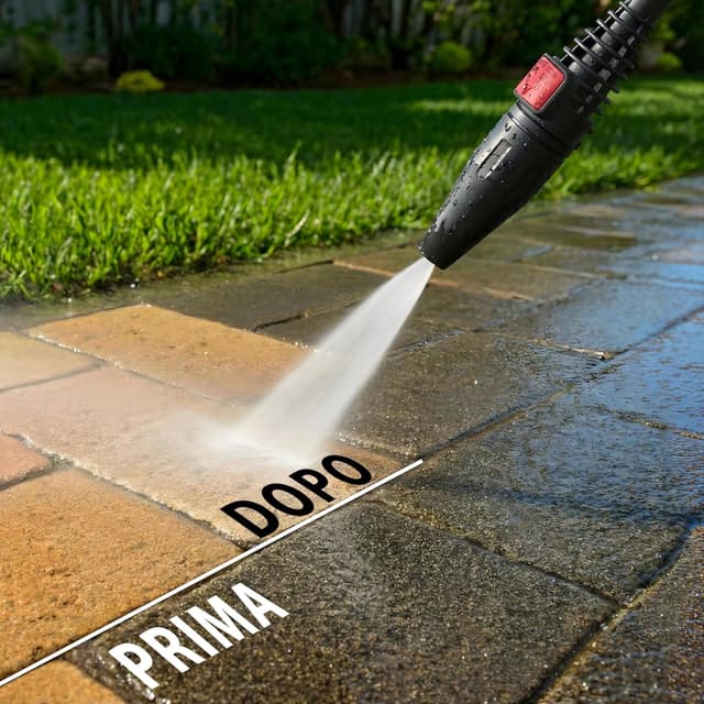 Detalle de Wagner AQUASTORM ADVANCED idropulitrice per pulizia rapida e potente, con ugello standard e turbo