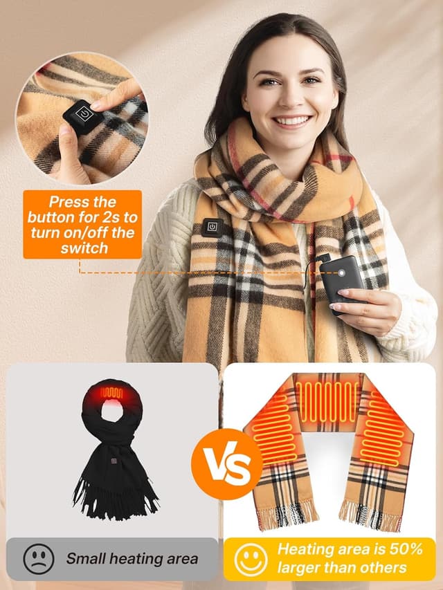 Thumbnail 6 de Eventek Écharpe chauffante 12W avec 3 niveaux