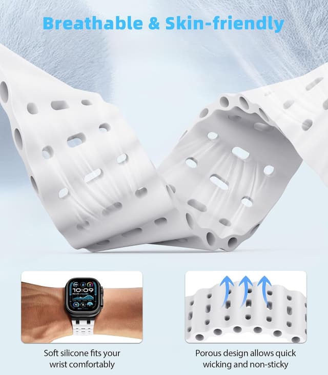 Detalle de MoKo Ocean Band for Apple Watch 49mm