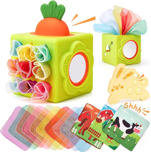 Detalle de hahaland Baby Tissue Box Toy