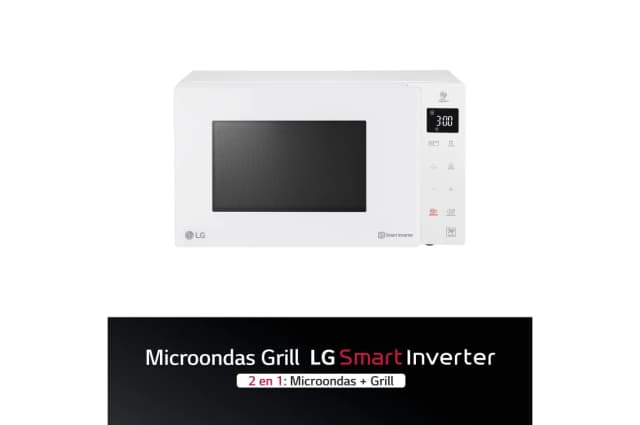 Detalle 2 de LG MH6535GDH 1000W Microondas Grill Blanco 🥘