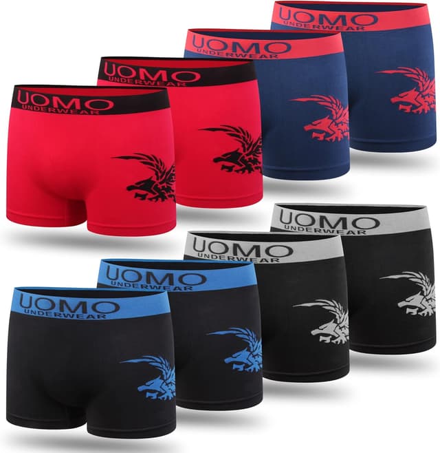 Thumbnail 6 de L&K 10er Pack Herren Retroshorts/Boxershorts aus Mikrofaser (10 Modelle)