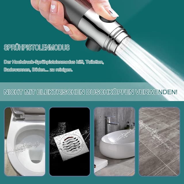 Thumbnail 3 de Arbudspro Duschkopf mit Filter 4 Strahlarten