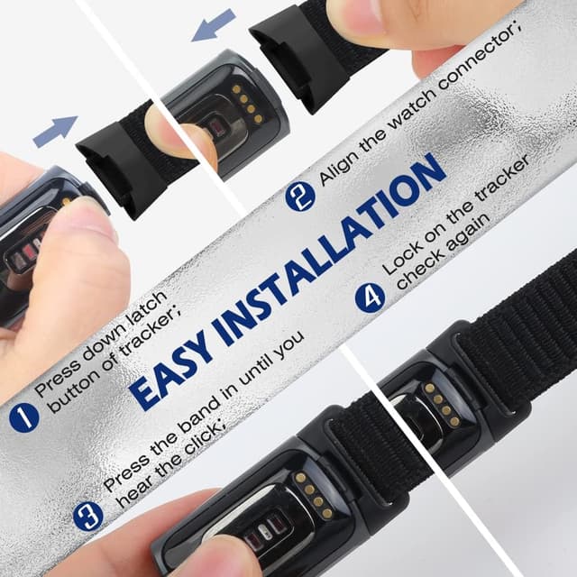 Detalle 1 de Runostrich Fitbit Charge 6 strap, nylon loop