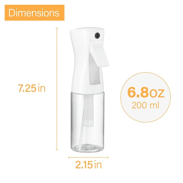 Detalle 2 de 2 Pack Continuous Spray Bottles 200 mL 💇