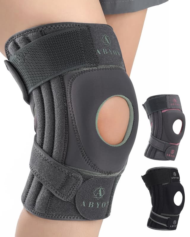 Thumbnail 6 de ABYON ELITE Knee Support with 4-way adjustable non-slip strap system and side stabilisers