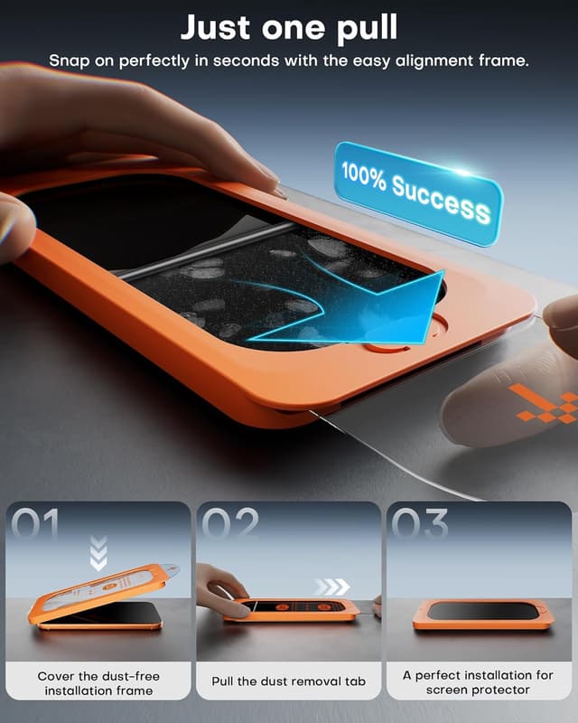 Detalle 2 de OMOTON Privacy Screen Protector 2-Pack