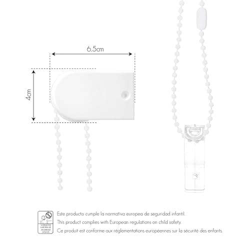 Thumbnail 7 de Blindecor C-WATERCHERRY Estor enrollable translúcido 150×180 cm 🪟