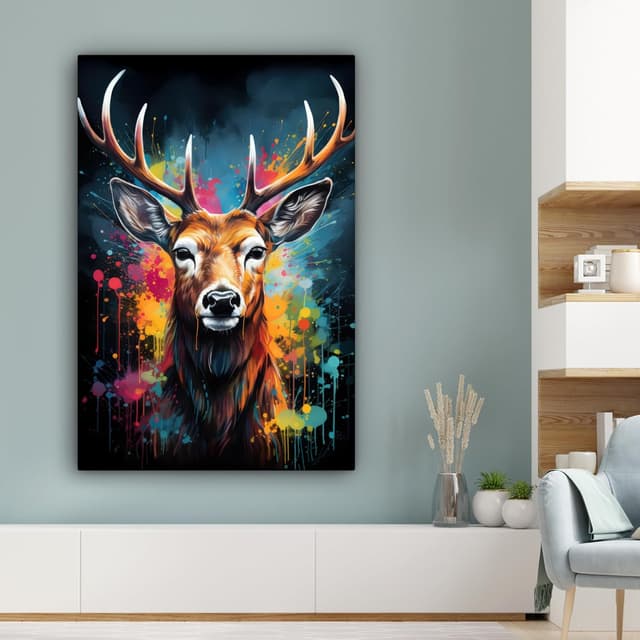 Thumbnail 4 de MuchoWow Impression sur Toile Déco Murale 80x120