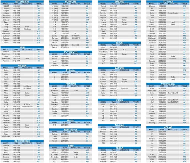 Thumbnail 5 de Holthly Custom Fit SUV Car Cover 10-Layer Waterproof