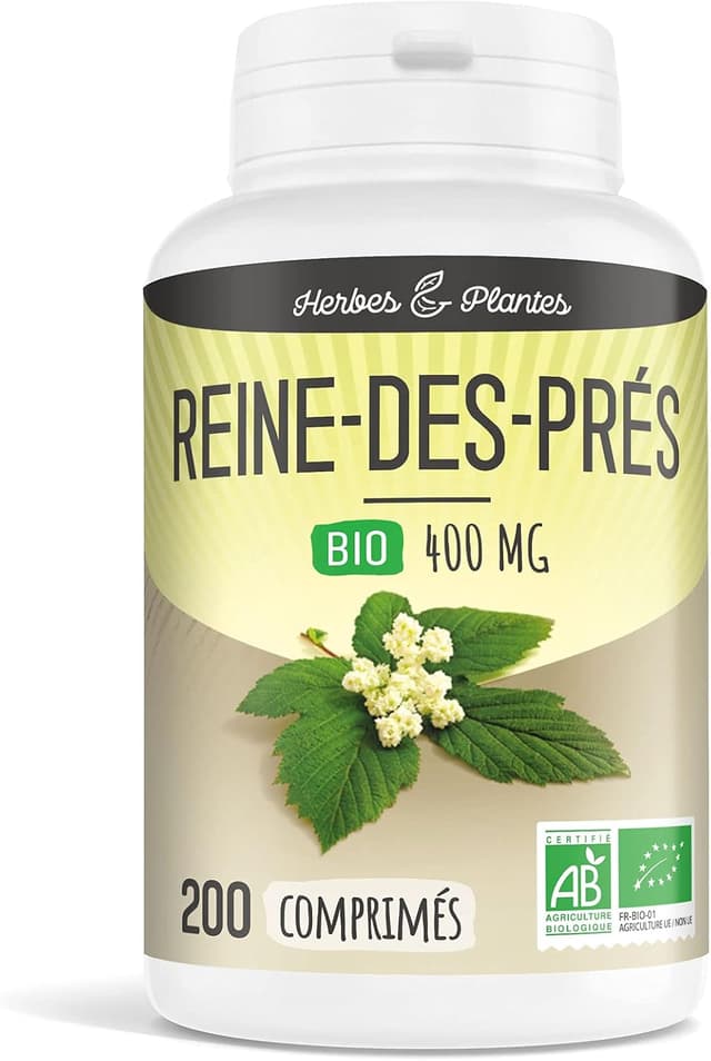 Detalle de Herbes Et Plantes Reine des Prés Bio – 200 comprimés