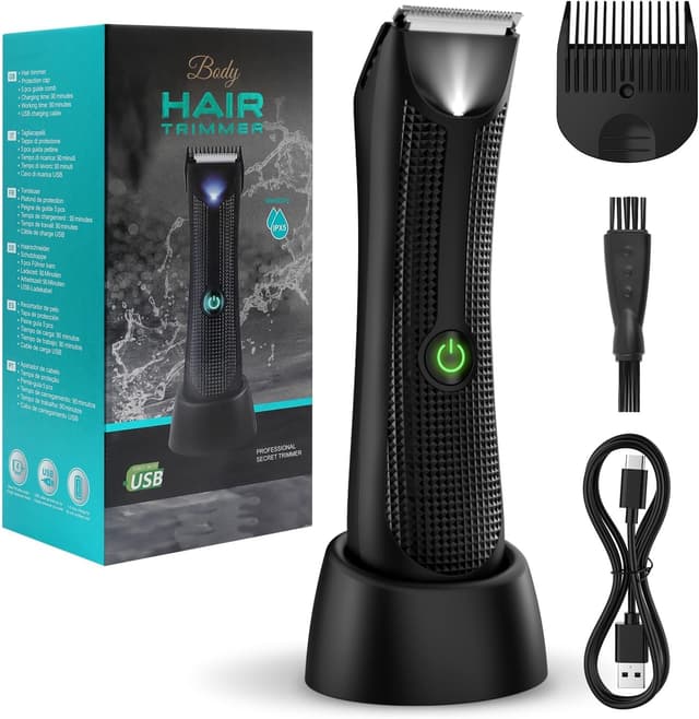 Detalle de Vexloria Pubic & Body Hair Trimmer 1️⃣🪒