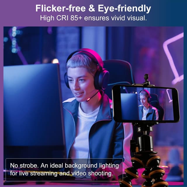 Detalle 2 de DUSKTEC RGB Downlights 10W Alexa spotlights