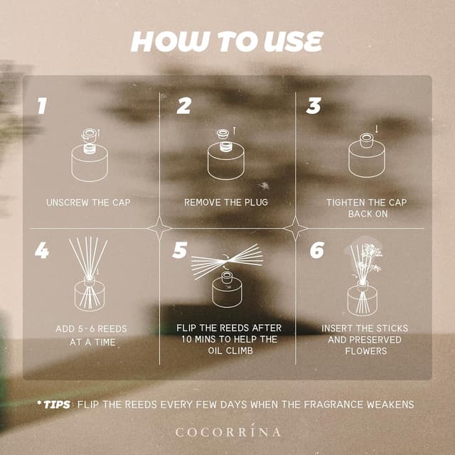 Thumbnail 5 de COCORRÍNA Reed Diffuser Gardenia 6.7 Fl.oz