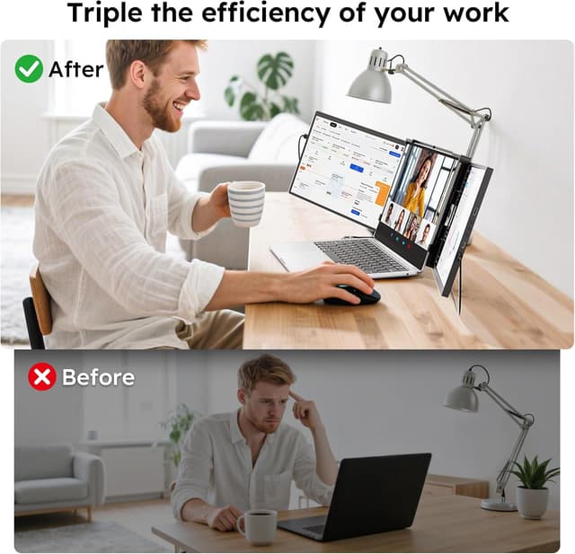 Thumbnail 5 de Dopesplay 14,1" Laptop Bildschirm Erweiterung 1920×1200