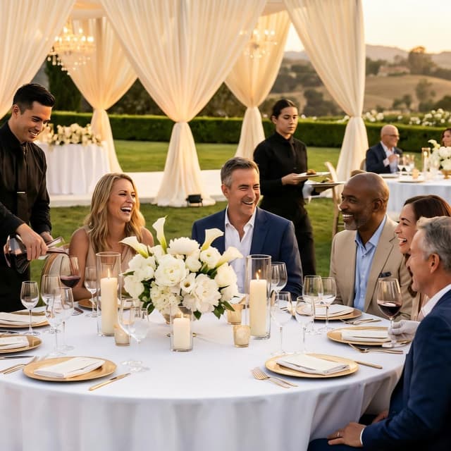 Detalle de Heneger 8-Pack White Round Tablecloth (90-Inch) – Stain & Wrinkle Resistant Polyester