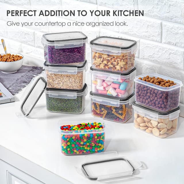 Thumbnail 6 de Vtopmart Vorratsdosen-Set 0,8 L (BPA-frei), luftdichte Schüttdosen für Müsli & Trockenware – Set mit Etiketten