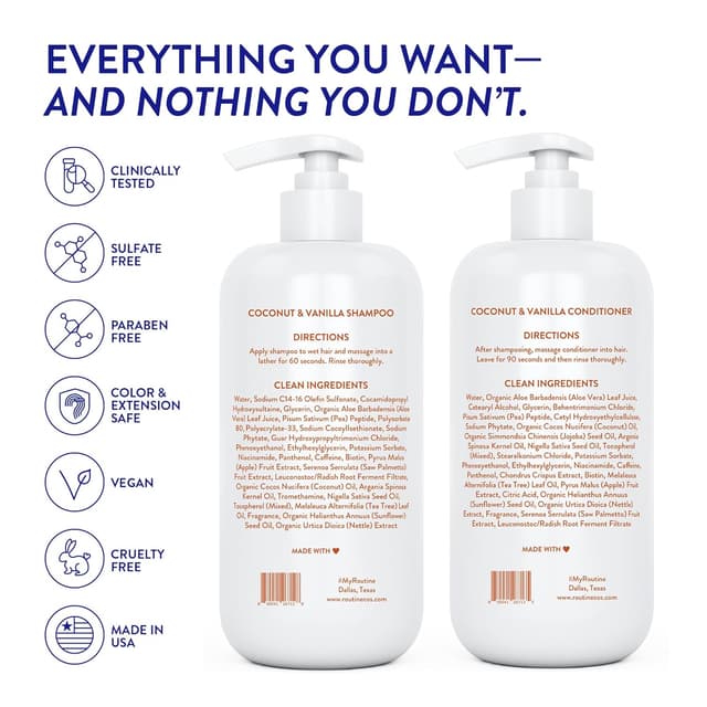 Thumbnail 6 de Routine Wellness Biotin Shampoo & Conditioner 14 oz