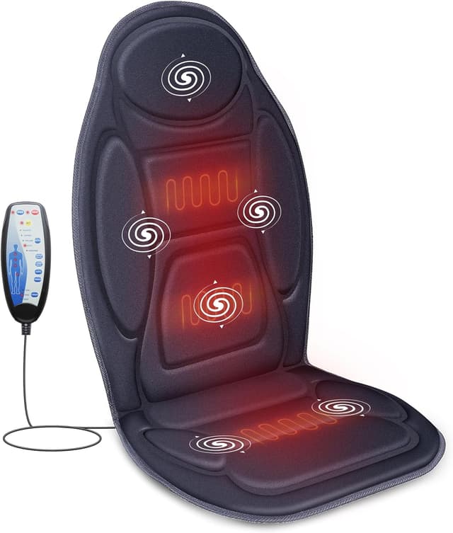 Thumbnail 6 de Snailax Massage Seat with Heat 10 Motor Back Massager