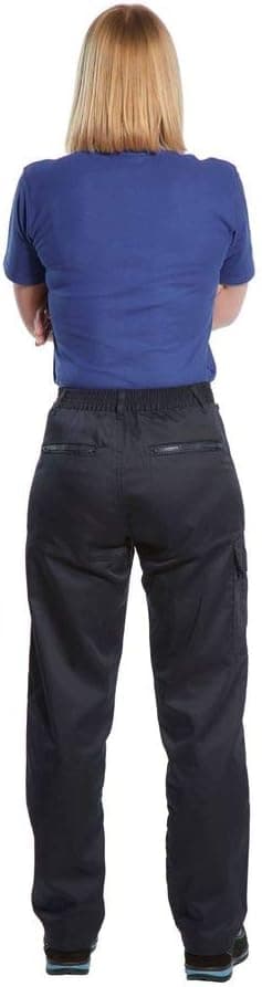 Detalle de Pantaloni da lavoro da donna Portwest S687 con numerose tasche e rinforzo ginocchia