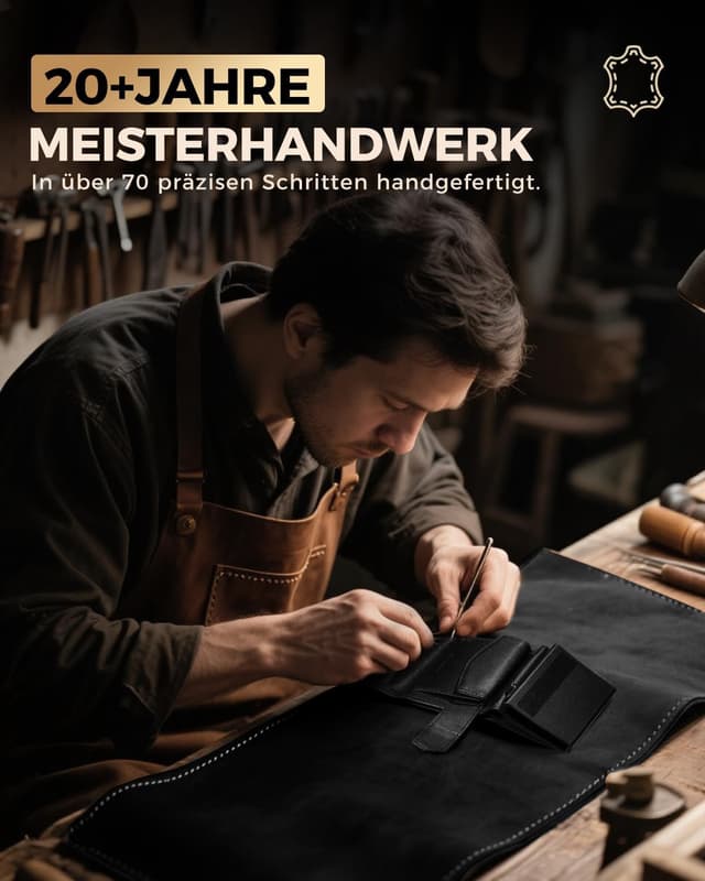 Detalle 2 de LORZOR Kartenetui mit XXL-Münzfach 10+ Münzen