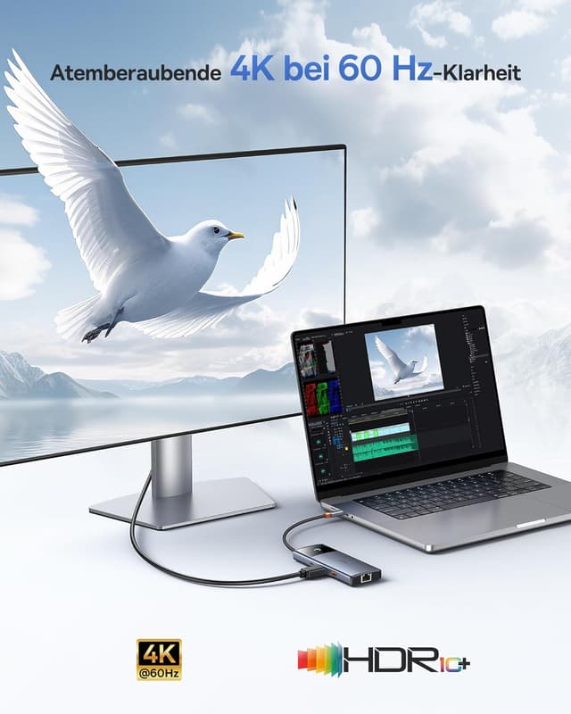 Thumbnail 4 de Baseus USB C Hub 10Gbps 6in1 Docking Station