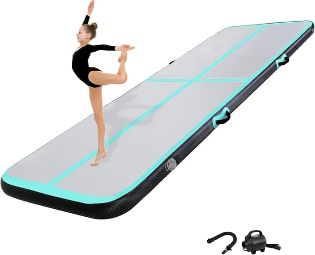 Detalle de KIKILIVE Aufblasbare Gymnastikmatte 2â6 m đ§