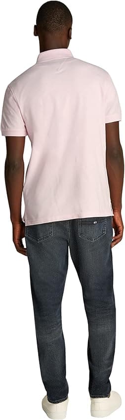 Detalle 2 de Tommy Hilfiger Polo Hombre Core 1985 Rosa 😊 L