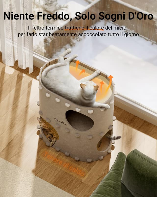 Thumbnail 4 de DownyPaws Cuccia per gatti 🐱