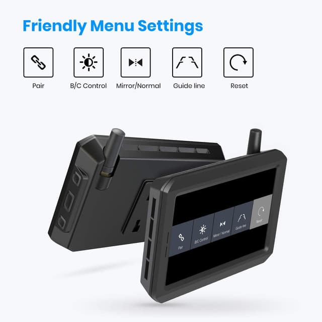 Thumbnail 4 de AUTO-VOX W7 wireless reversing camera kit