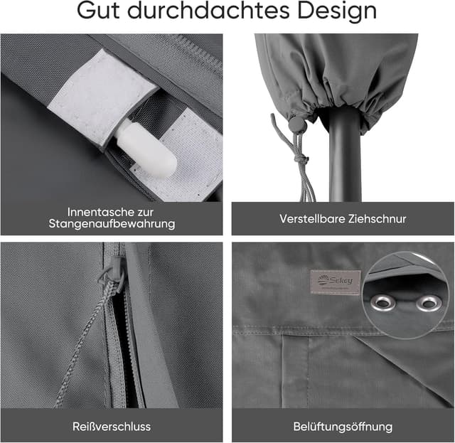 Thumbnail 5 de Sekey Custodia Ombrello Ultra Resistente 260x65cm