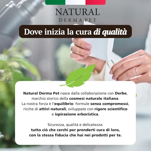 Thumbnail 6 de Natural Derma Pet Shampoo per Cani Pelo Bianco 200 ml (100% vegan) per manti chiari e delicati