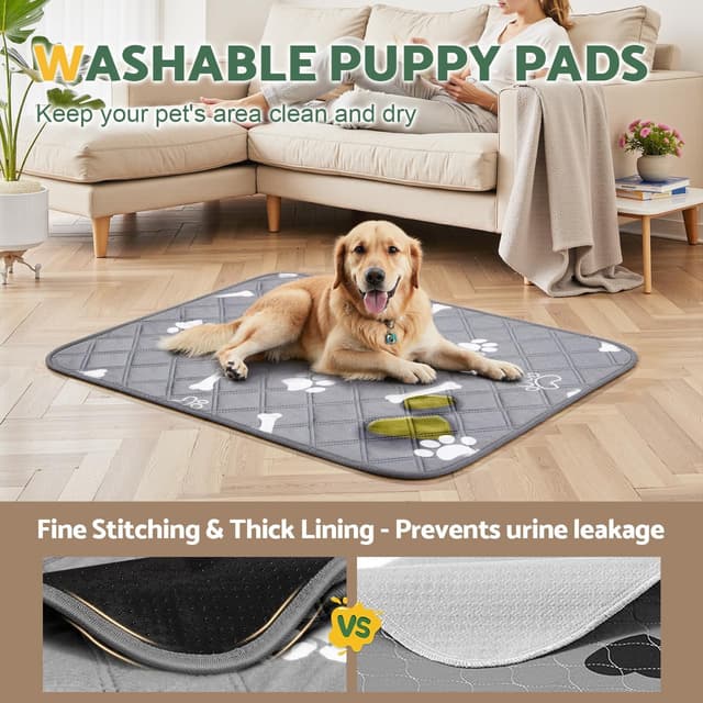 Detalle 2 de Gimars Reusable Dog Training Pads 120×90cm