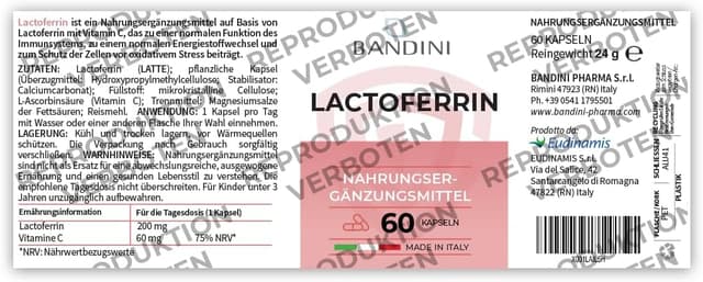 Thumbnail 6 de Bandini Lactoferrin Kapseln 200 mg
