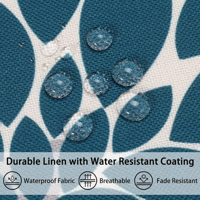 Thumbnail 6 de Serento Waterproof Cushion Covers (Set of 2) Blue, 30 x 50 cm