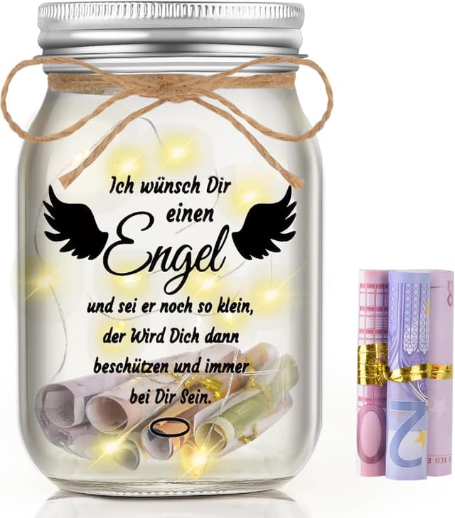 Detalle de LED Flaschenlicht Konfirmationsgeschenk 50 Ringe