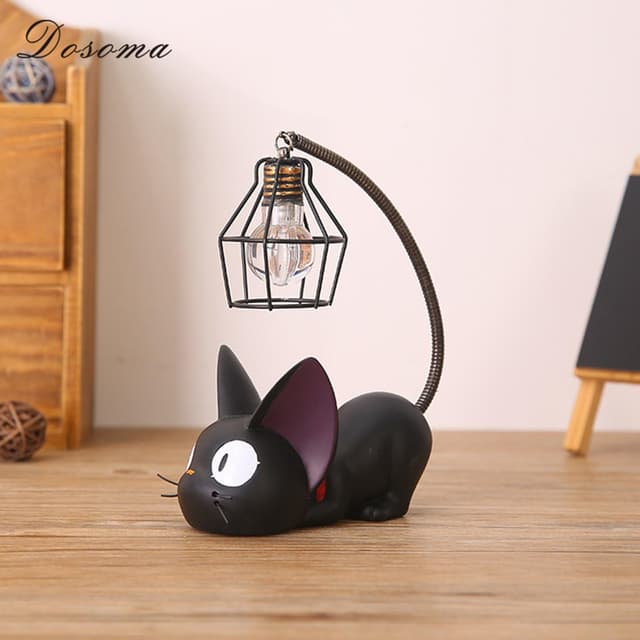 Detalle 2 de Creative Resin Kiki Cat Night Light LED 🕯