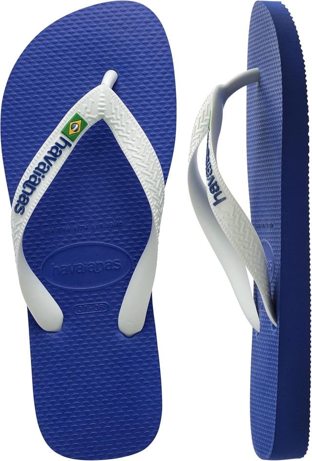 Detalle de Havaianas Femme Hav.Slim : des sandales tongs bleu marine au confort au quotidien