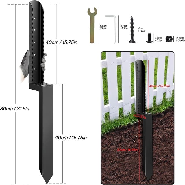 Thumbnail 2 de Fence Post Repair Stakes Kit