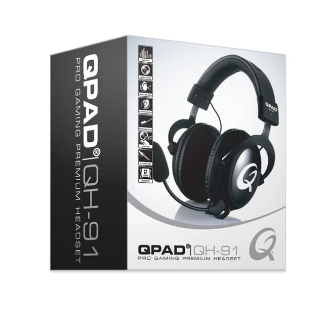 Detalle de QPAD Qh 91 Auriculares gaming diadema con micrófono