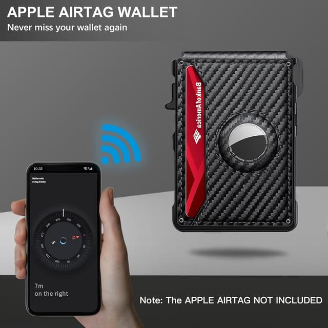 Detalle 2 de AirTag Wallet 12 Cards 👛