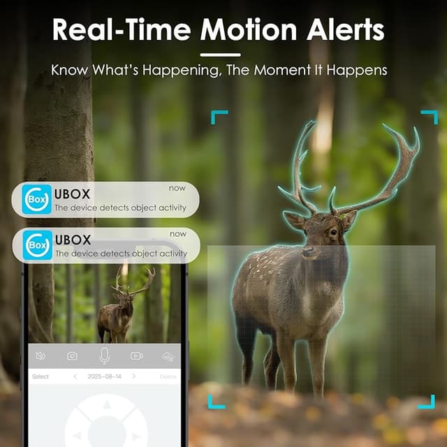 Thumbnail 4 de WOLFANG 2.5K UHD Cámara caza solar PTZ 360°