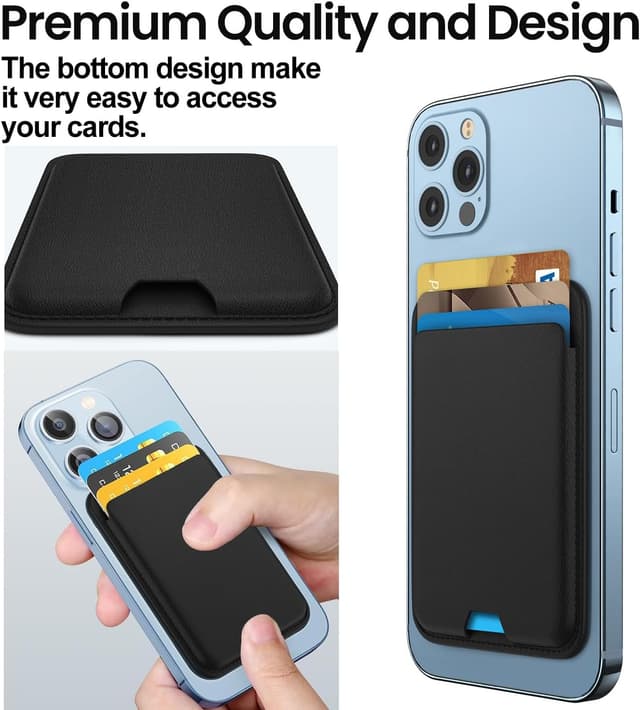 Detalle 1 de iLodn Magnetic Wallet for MagSafe, 3 cards