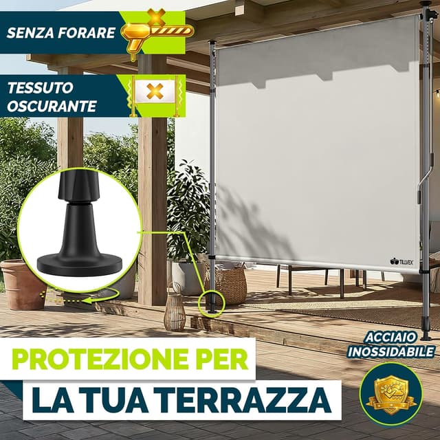 Thumbnail 3 de Tillvex Tenda da sole verticale 120x310 Beige