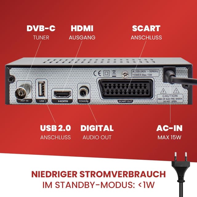 Thumbnail 5 de Zehnder HX 2100 Kabelreceiver Full HD
