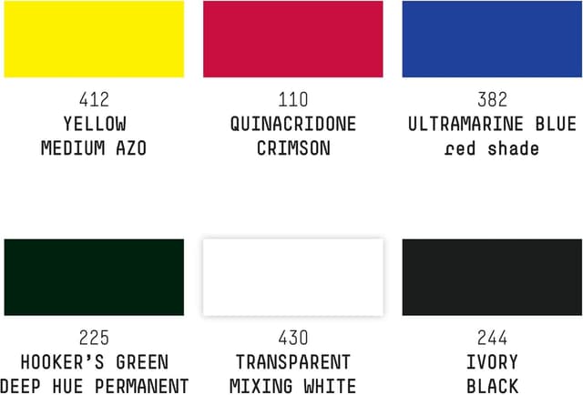 Detalle 1 de Liquitex Soft Body Acrylic paint set 6